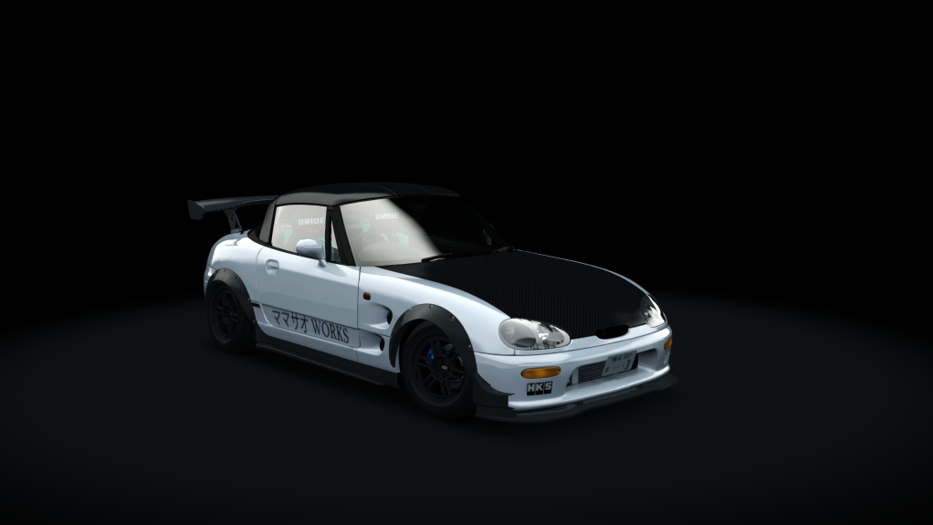 峠 Mamasao Works Suzuki Cappuccino v2 tweaked, skin white