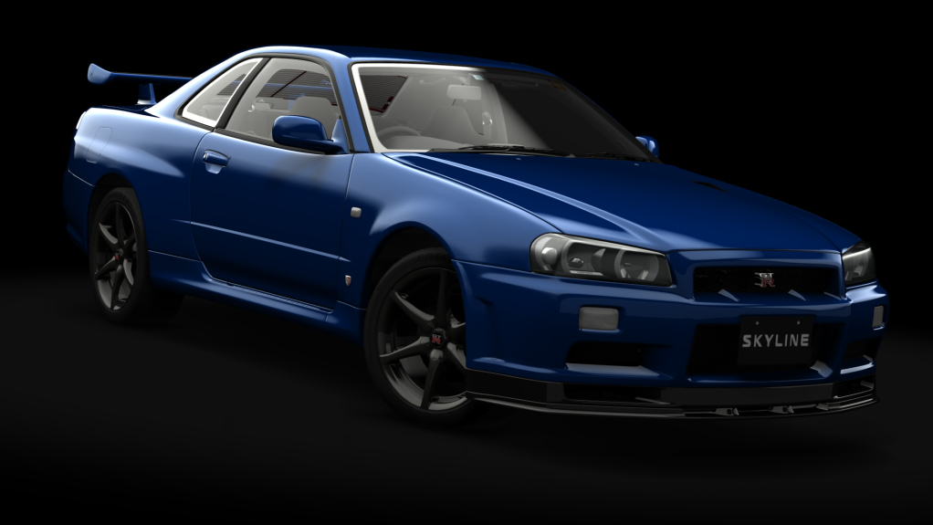 Nissan Skyline GT-R R34 V-Spec II Nür, skin bayside_blue