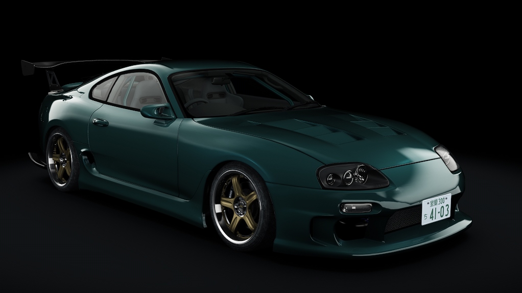 Toyota Supra Gforce Type III, skin 08_deep_jewel_green