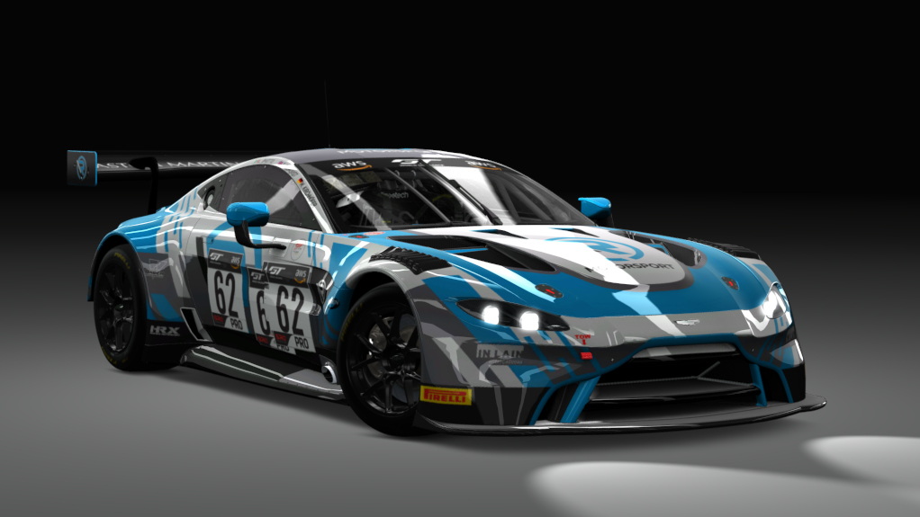 GT3 EVO - Aston Martin Vantage GT3 2019, skin #62 R Motorsport 2020