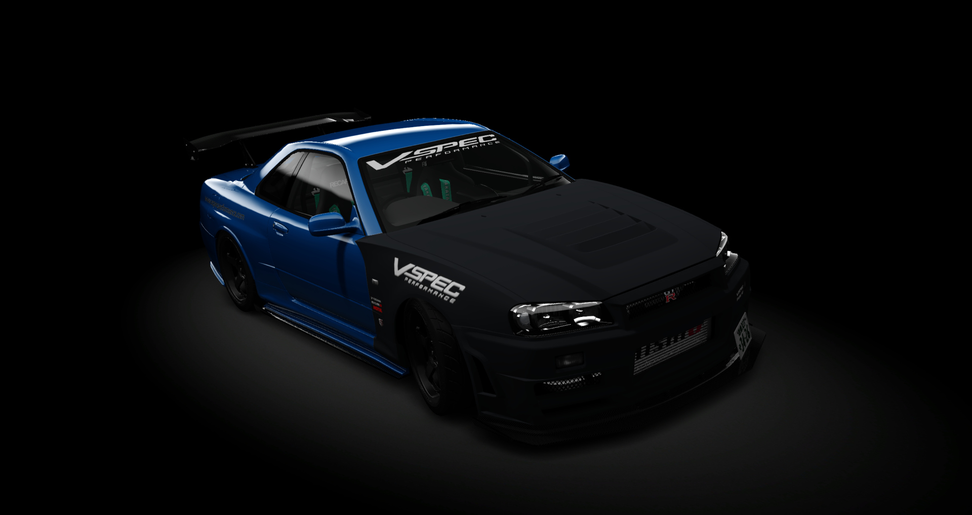 Nissan Skyline GT-R R34 V-SPEC Performance, skin bayside_blue