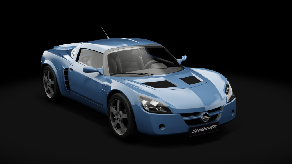 Opel Speedster Turbo 2004, skin Dolphin Blue