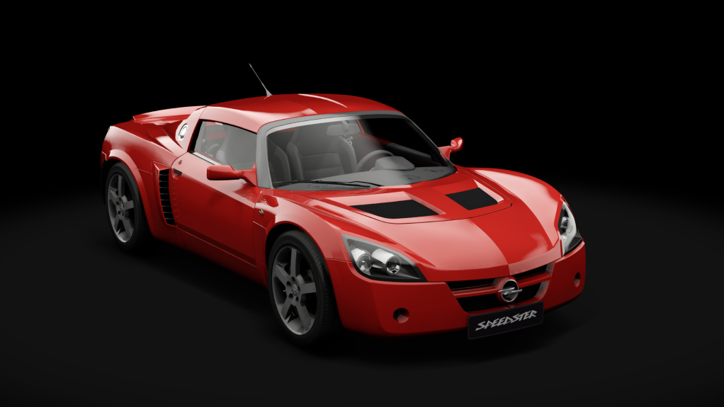 Opel Speedster Turbo 2004, skin Rabiata Red