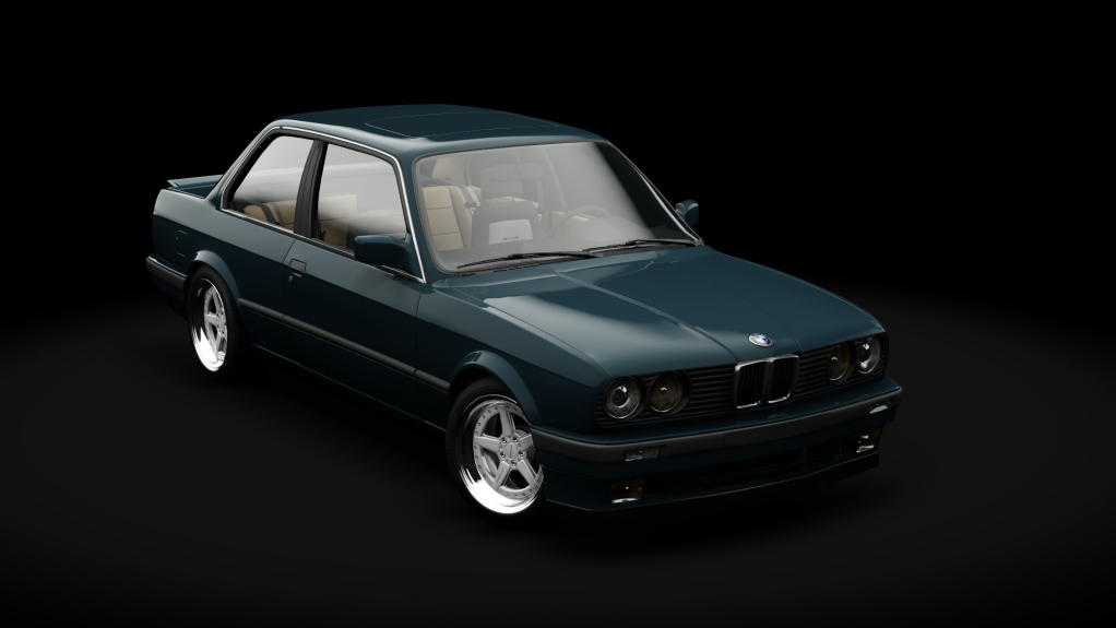 BMW 325i E30, skin Malachitgruen Metallic