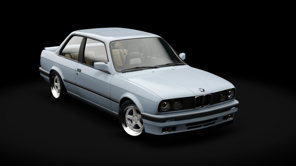 BMW 325i E30, skin Saphirblau Metallic