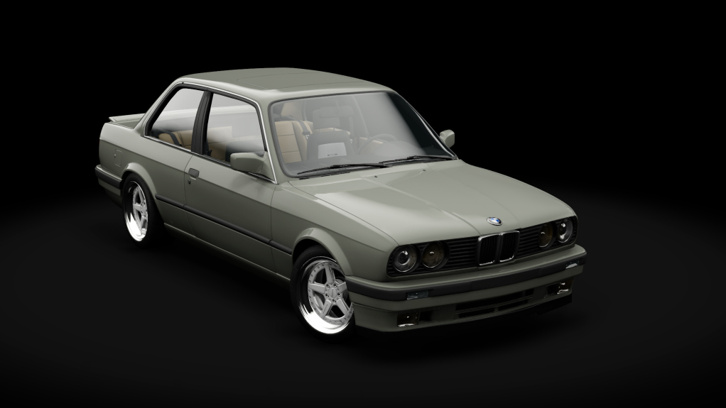 BMW 325i E30, skin Smaragdgruen Metallic