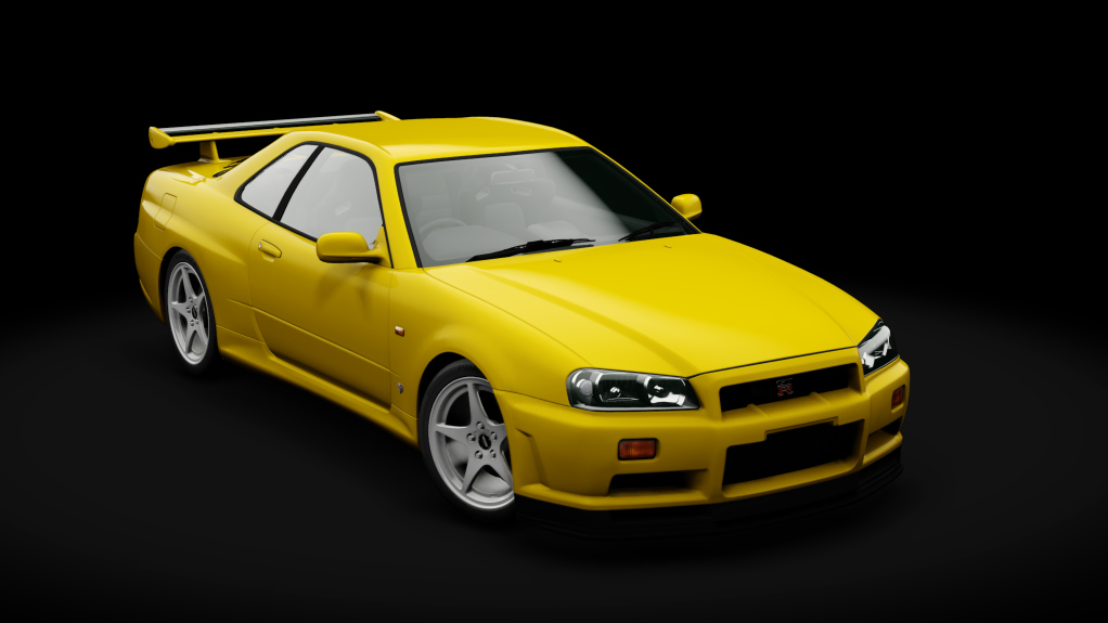Nissan Skyline GT-R R34 V-Spec, skin 04_lightning_yellow