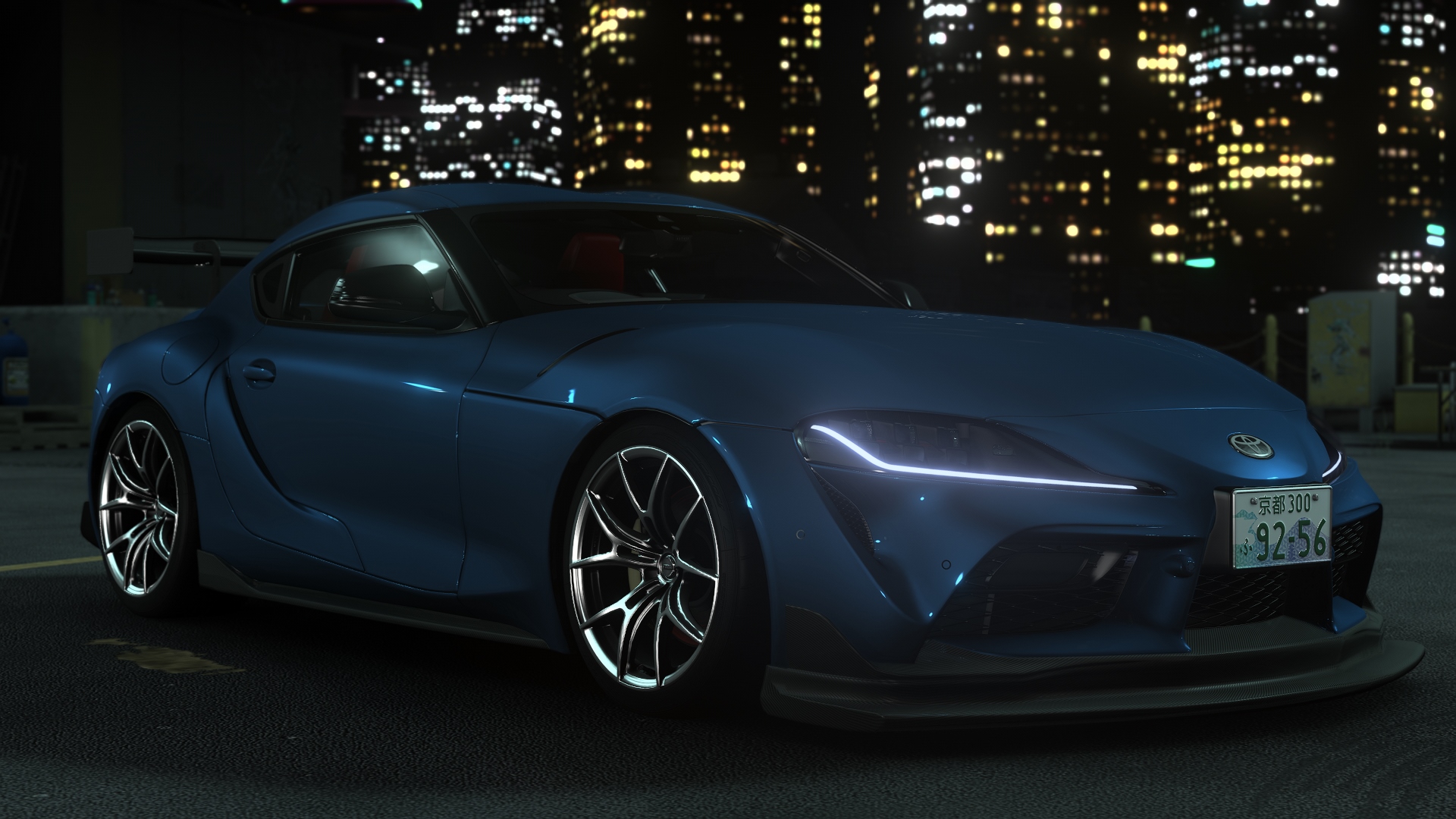 Toyota Supra A90 GTstreet, skin Baltic_Blue