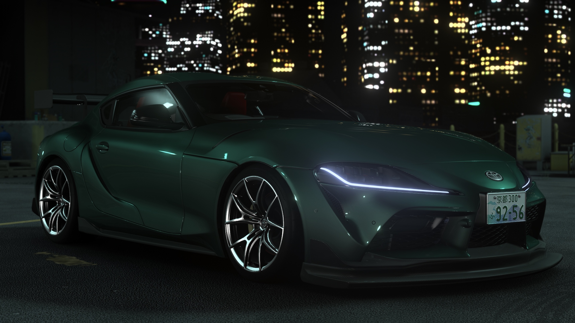 Toyota Supra A90 GTstreet, skin Jewel_Green