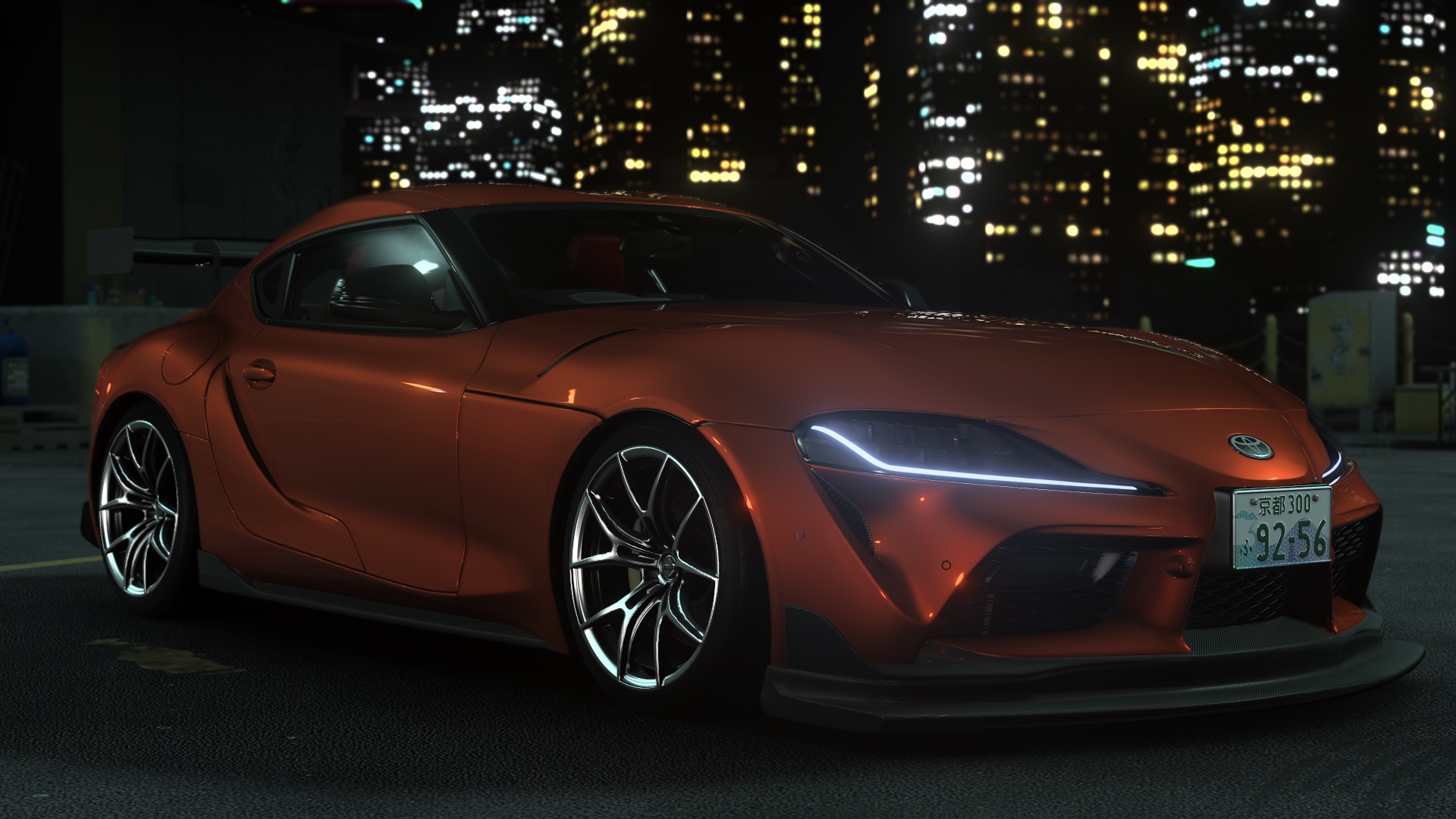 Toyota Supra A90 GTstreet, skin Sakhir_orange