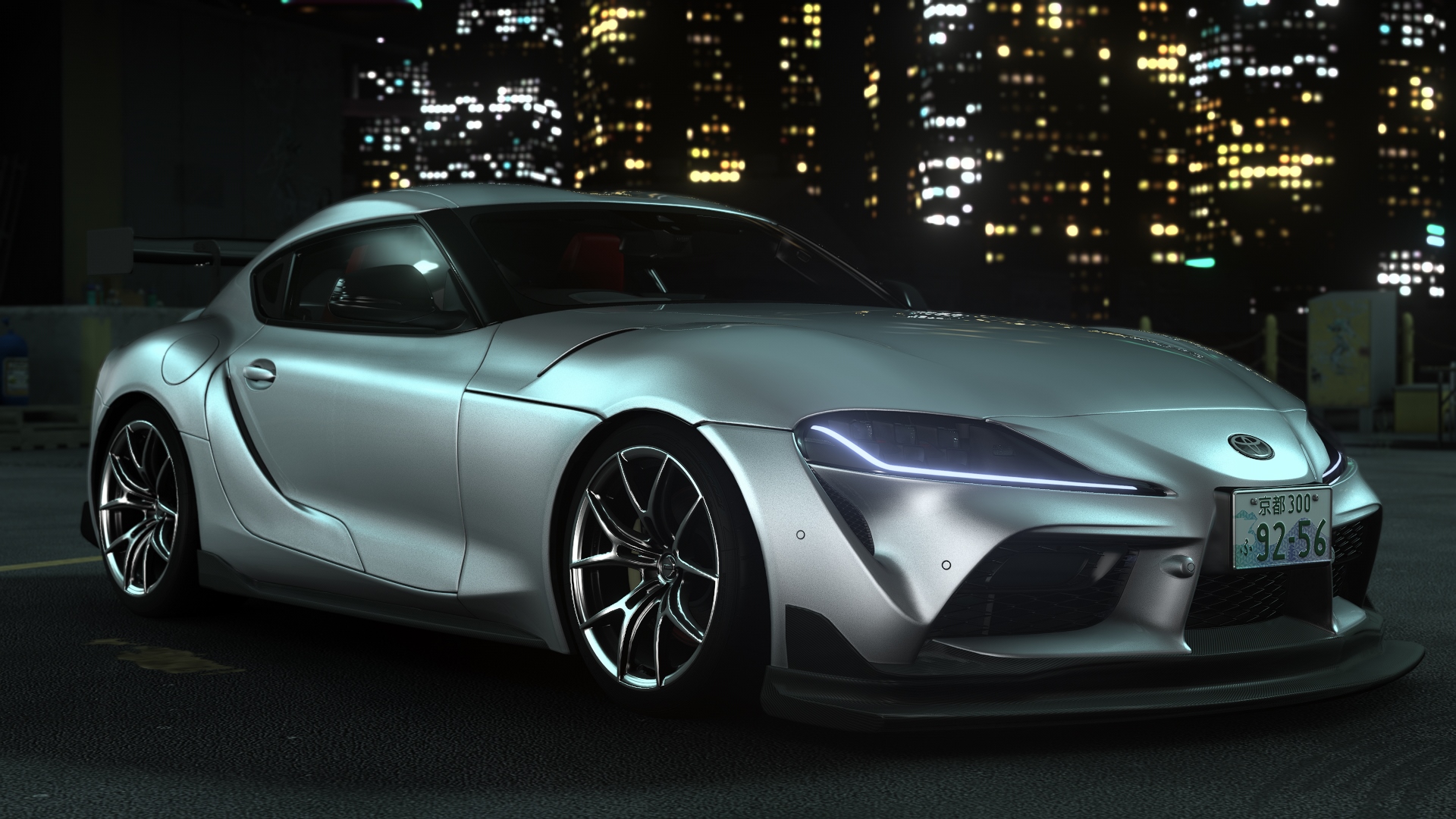 Toyota Supra A90 GTstreet, skin Silverstone_ii_metallic