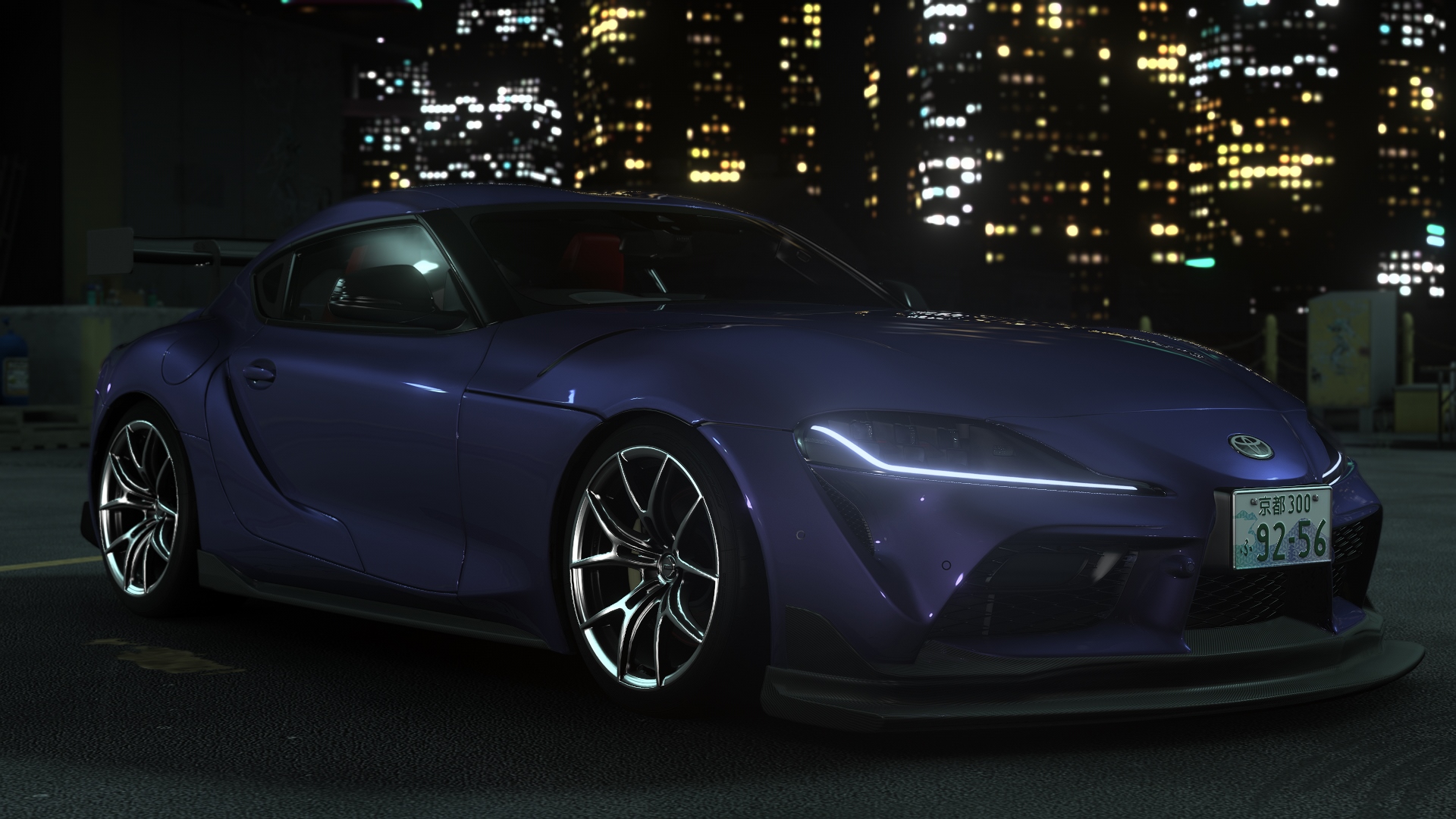 Toyota Supra A90 GTstreet, skin Velvet_blue