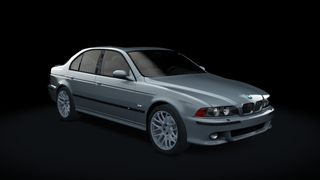 BMW M5 E39, skin Gunmetal Silver