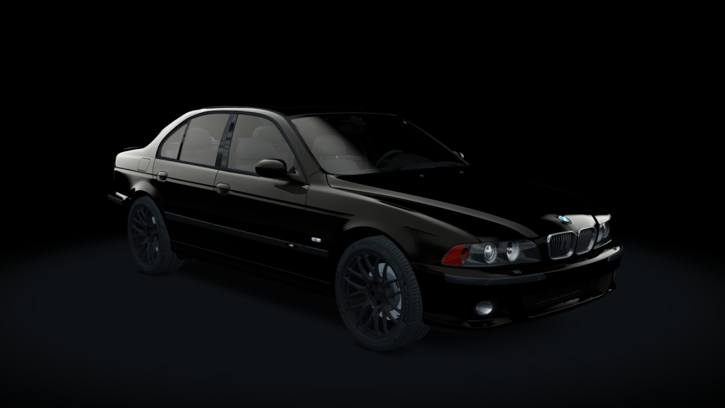 BMW M5 E39, skin Ruski Black