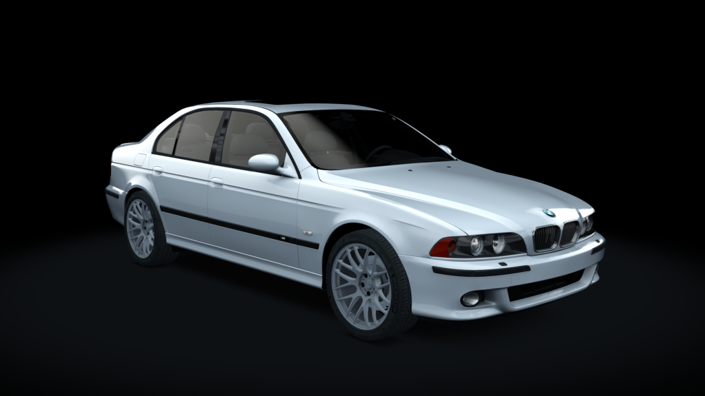 BMW M5 E39, skin White Pearl