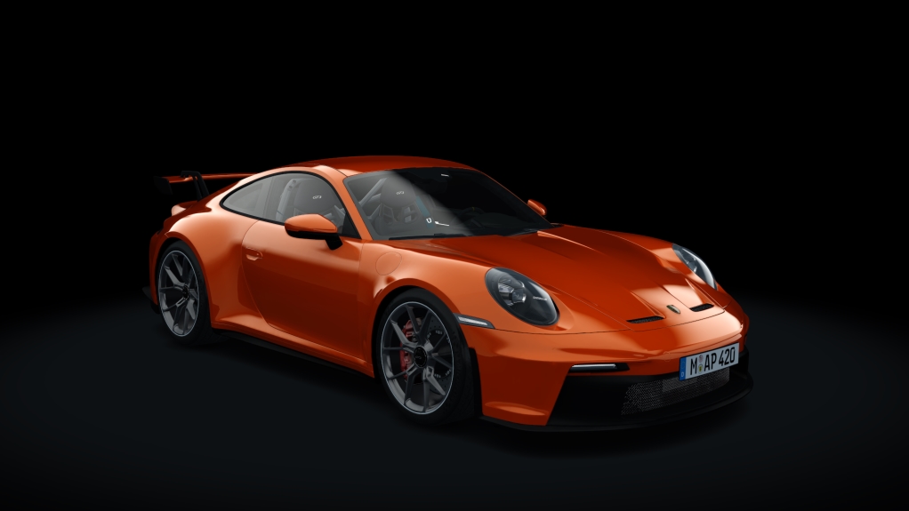 Porsche 911 (992) GT3 PDK, skin 00_lava_orange