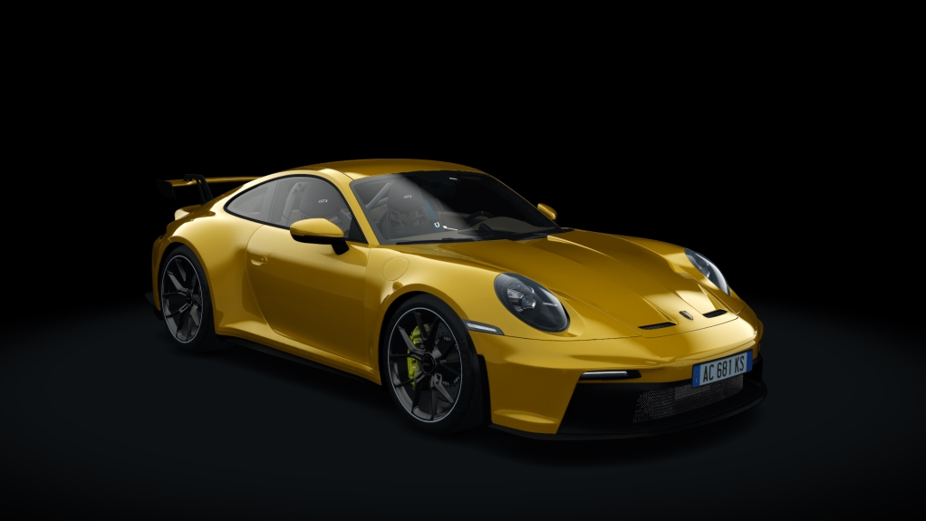 Porsche 911 (992) GT3 PDK, skin 09_signal_yellow