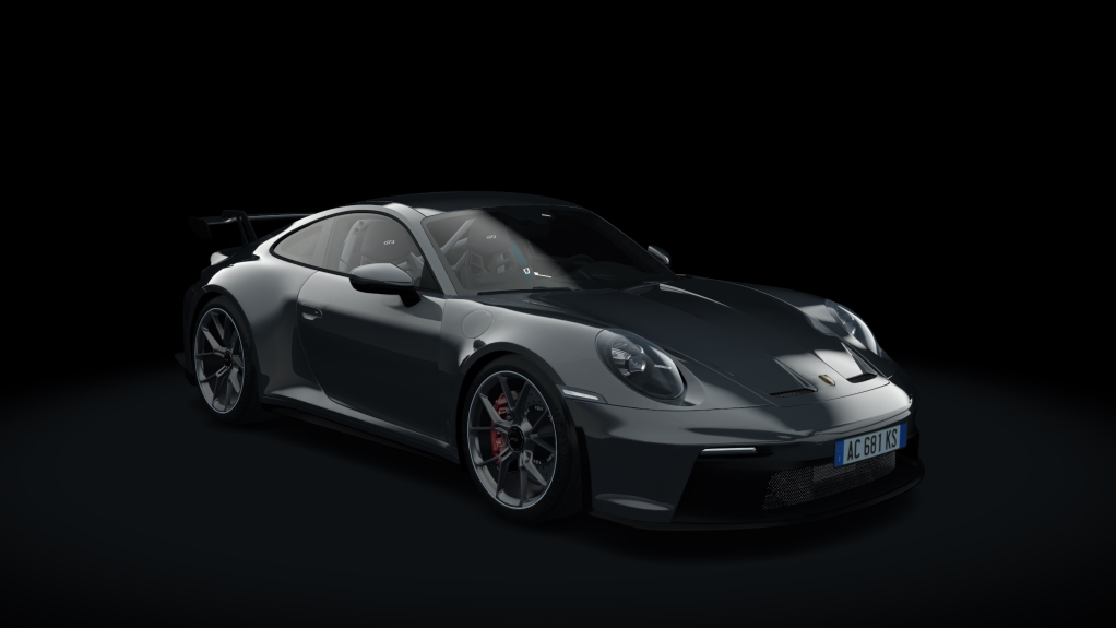 Porsche 911 (992) GT3 PDK, skin Dark Grey Metallic