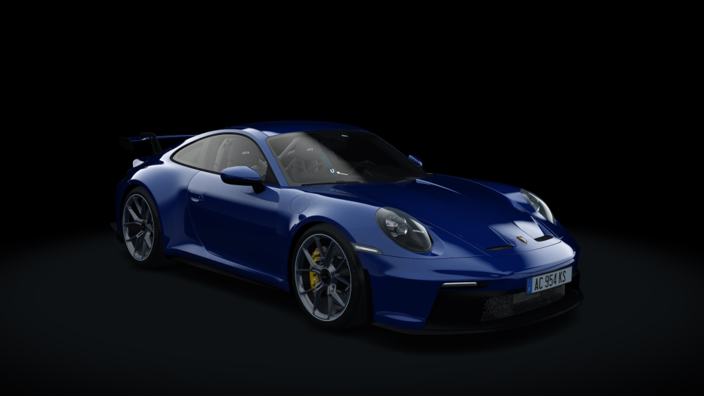 Porsche 911 (992) GT3 PDK, skin Gentian Blue Metallic