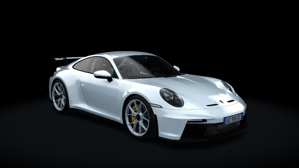 Porsche 911 (992) GT3 PDK, skin White Flat