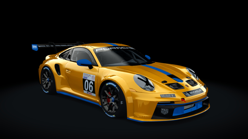 Porsche 911 GT3 Cup, skin arancia