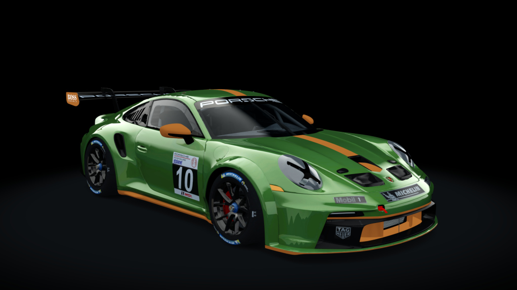 Porsche 911 GT3 Cup, skin verde