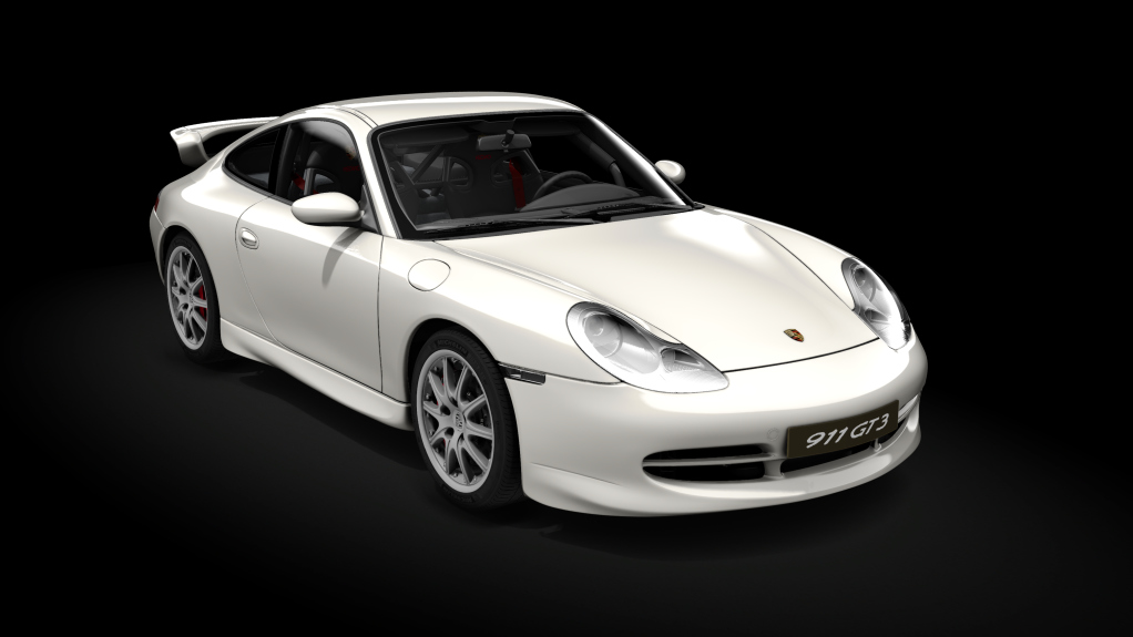 Porsche 911 (996) GT3 2001 tweaked, skin Biarritz White