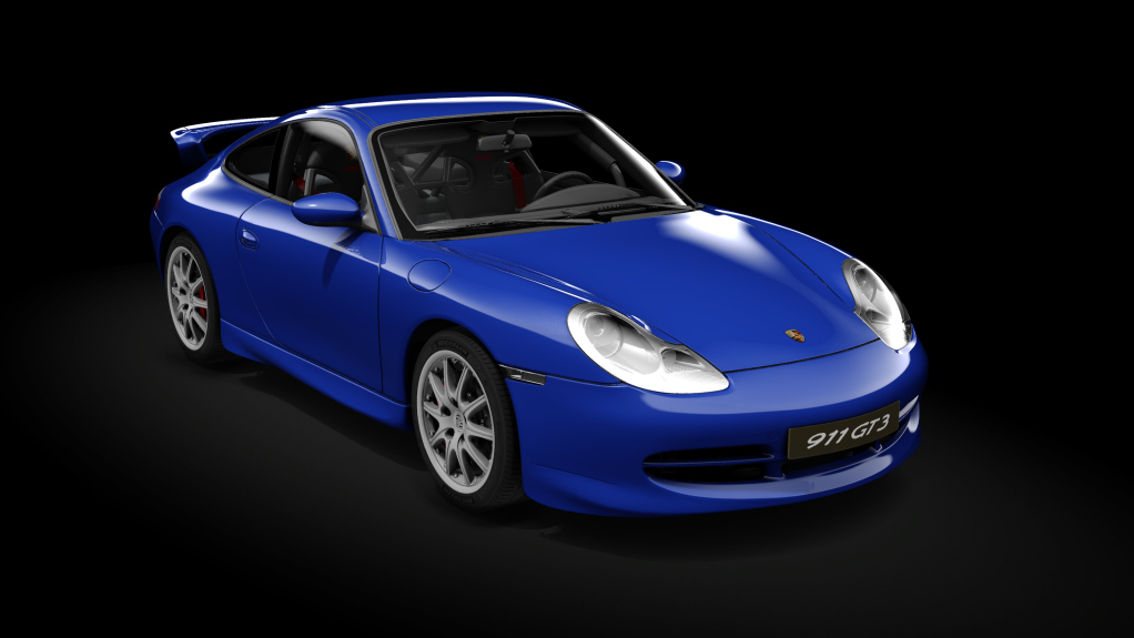 Porsche 911 (996) GT3 2001 tweaked, skin Iris Blue Metallic