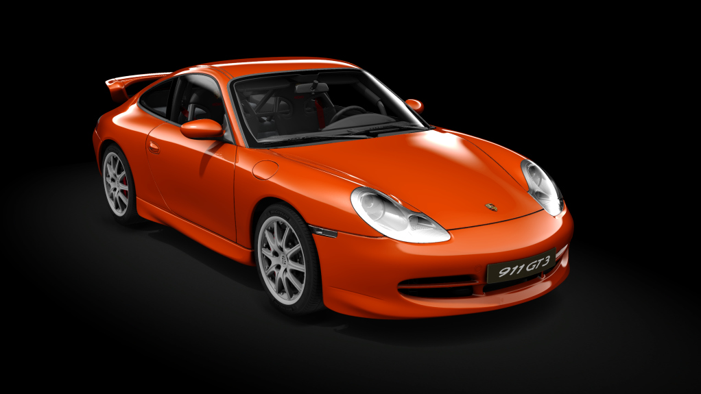 Porsche 911 (996) GT3 2001 tweaked, skin Zanzibar Red