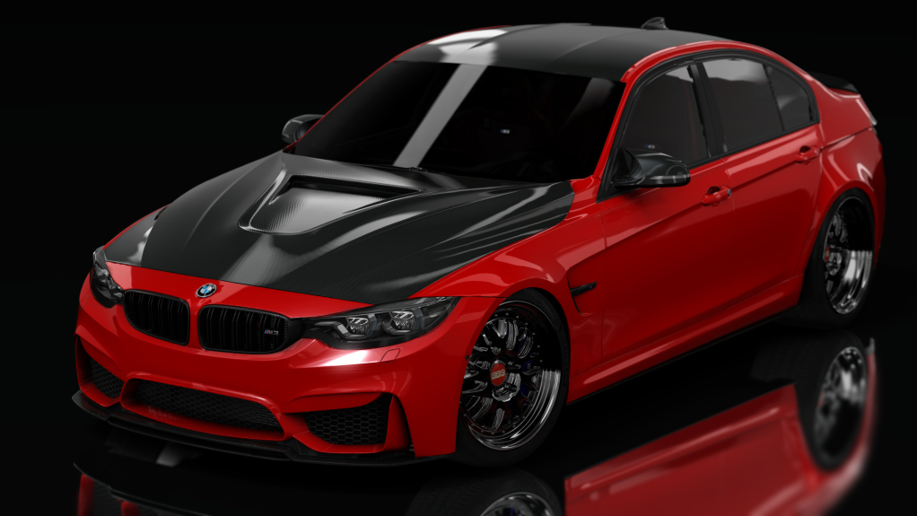 BMW M3 F80 Competition Single Turbo | Prvvy x Tayboost, skin 000_Blood_Red