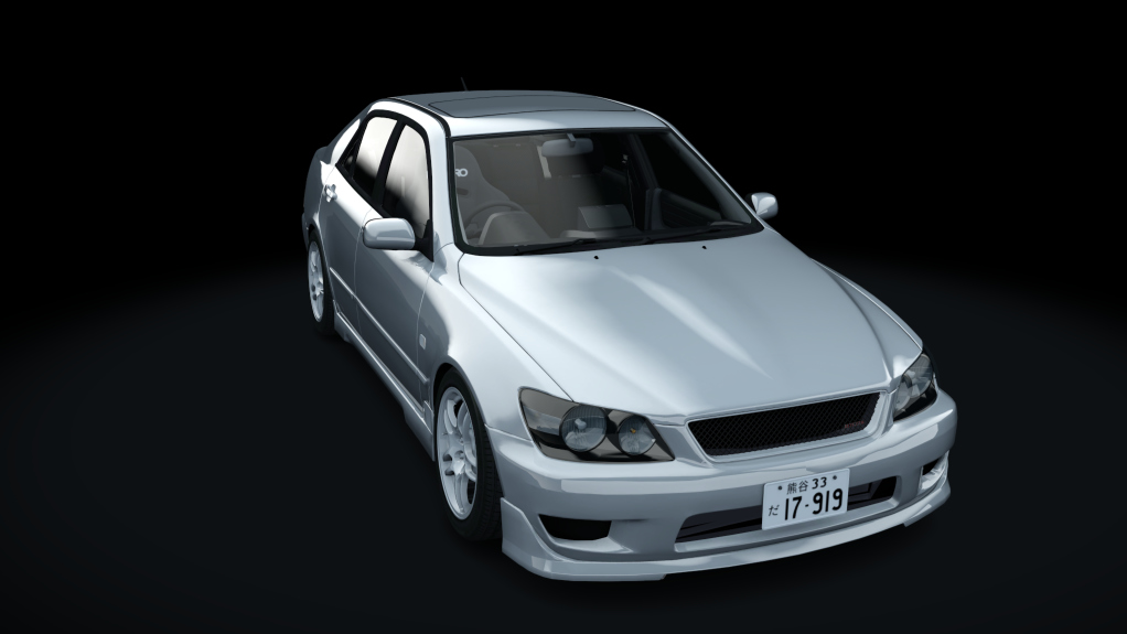 RBMS Toyota Altezza SXE10 tweaked, skin silver