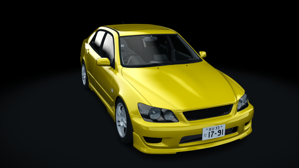 RBMS Toyota Altezza SXE10 tweaked, skin yellow