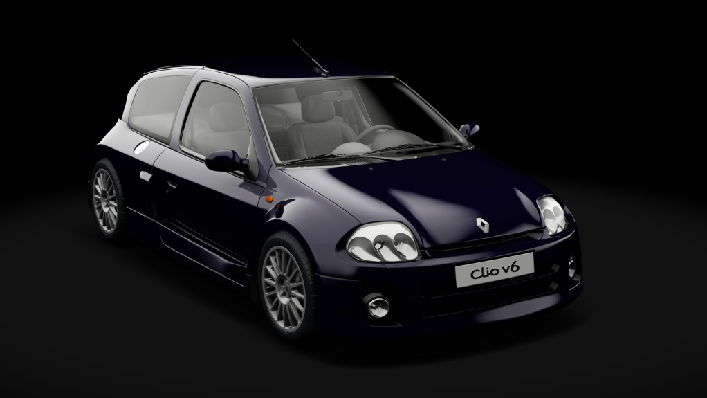 Renault Sport Clio V6 Phase I tweaked, skin 05_nocturne