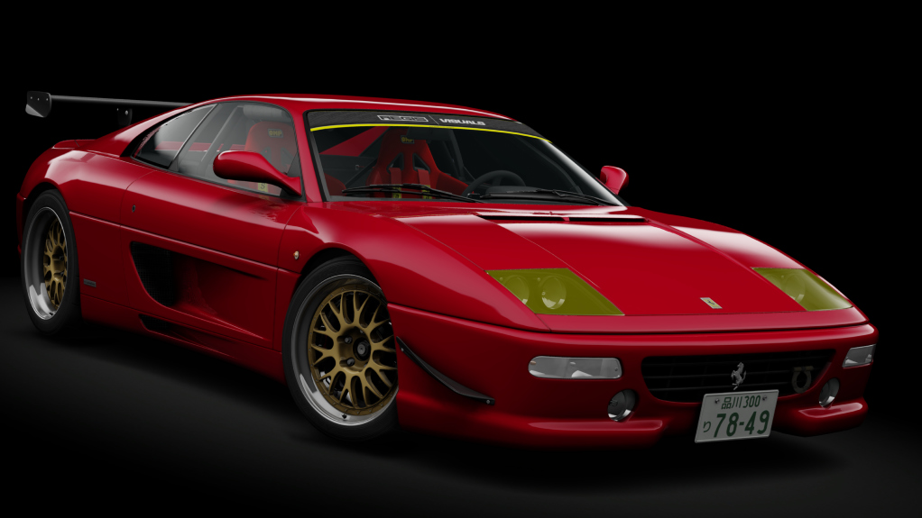 Ferrari F355 Challenge "Persephone", skin Rosso_Metallizzato