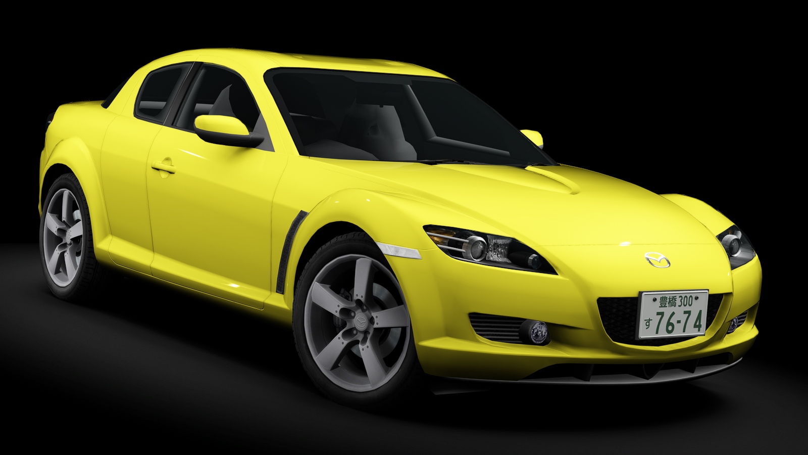 τraffic Japan | Mazda RX-8 SE3P, skin lightning yellow