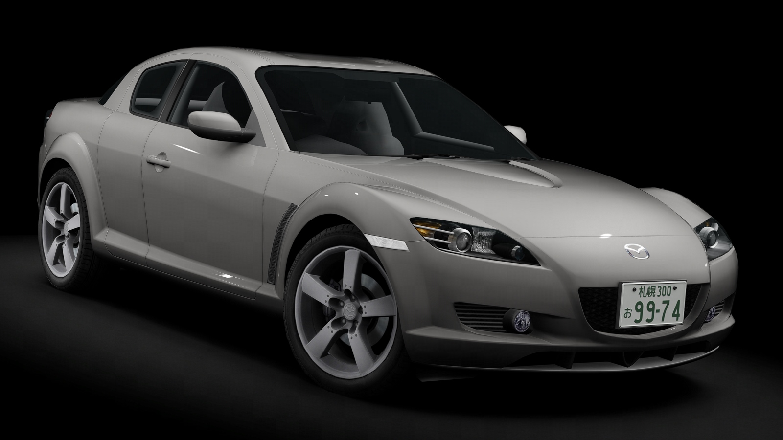 τraffic Japan | Mazda RX-8 SE3P, skin titanium gray metallic