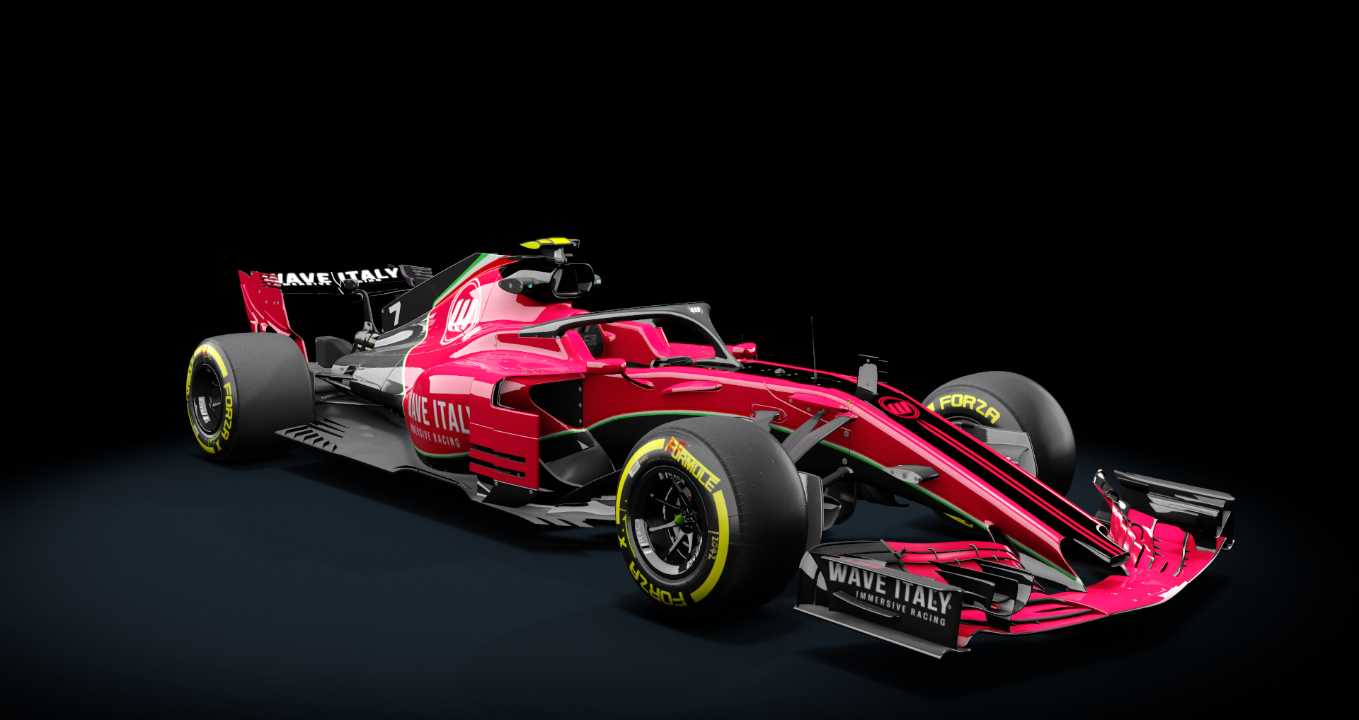 Formula Hybrid 2018, skin 07_wave_italy_red