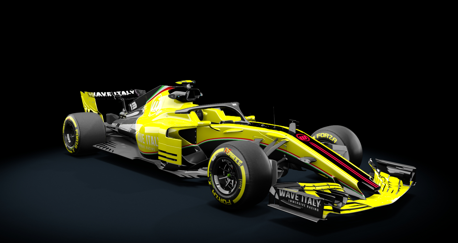 Formula Hybrid 2018, skin 13_wave_italy_yellow
