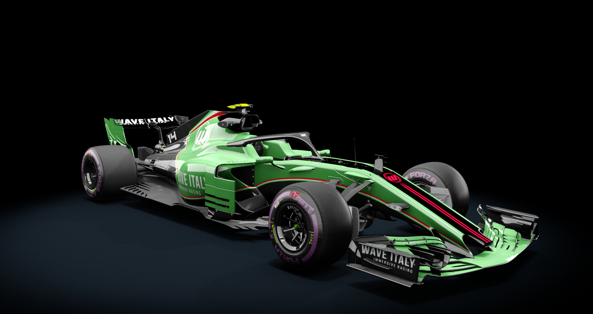 Formula Hybrid 2018, skin 14_wave_italy_green