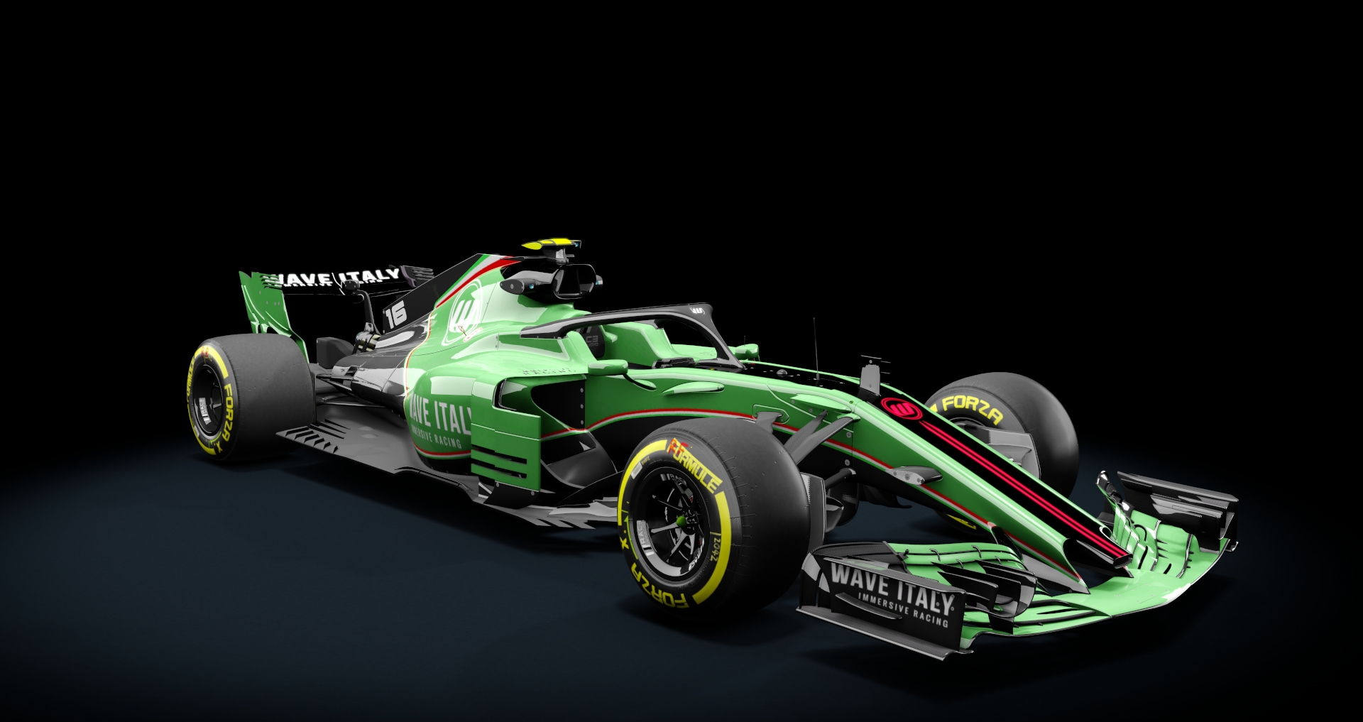 Formula Hybrid 2018, skin 16_wave_italy_green