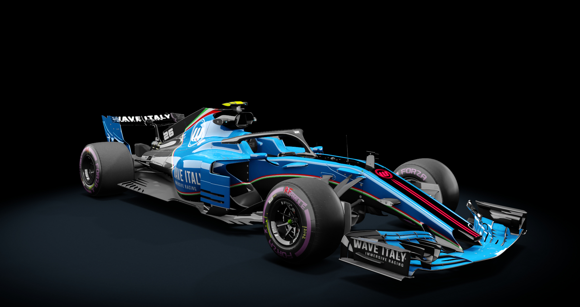 Formula Hybrid 2018, skin 26_wave_italy_blue