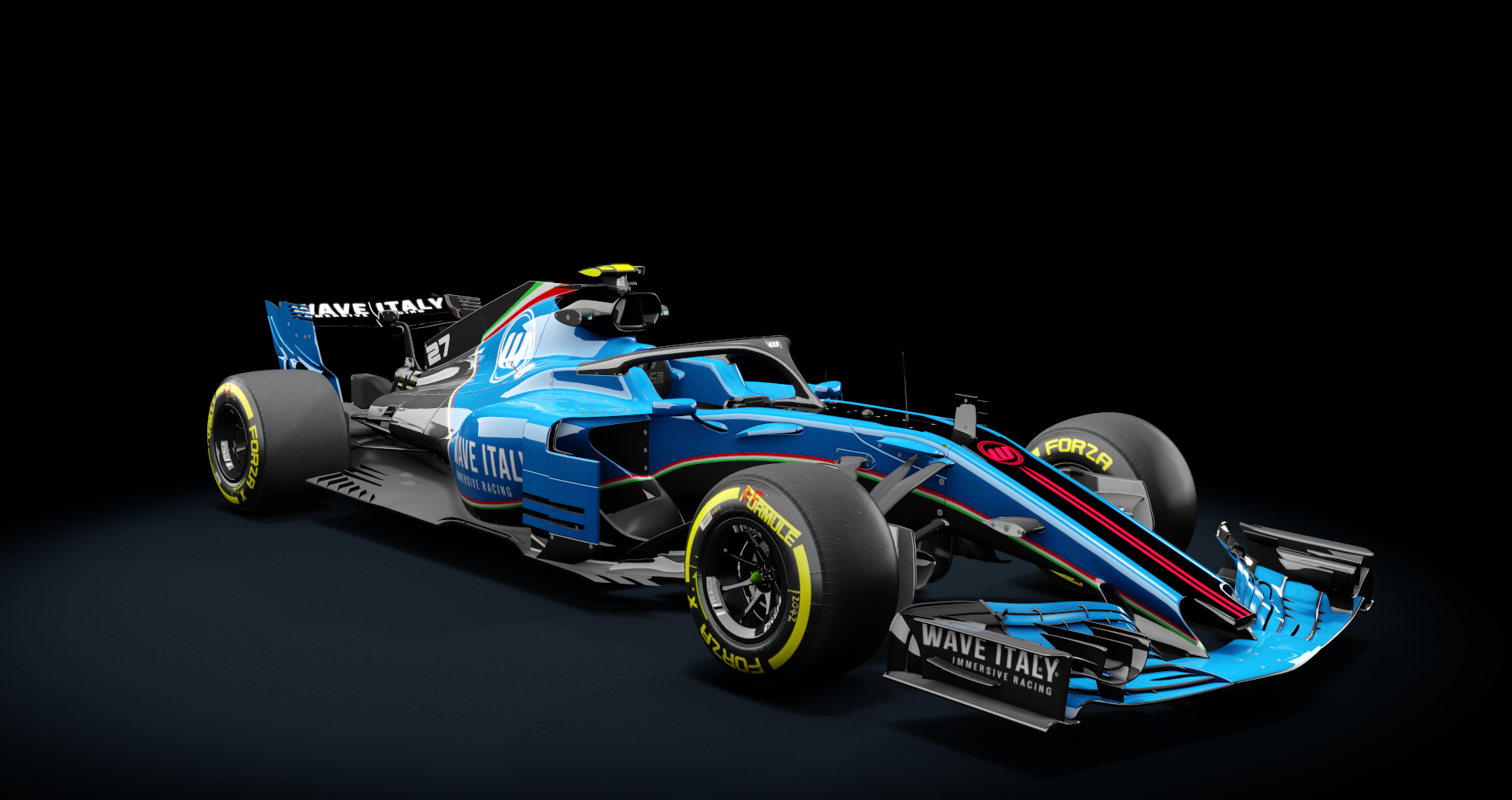 Formula Hybrid 2018, skin 27_wave_italy_blue