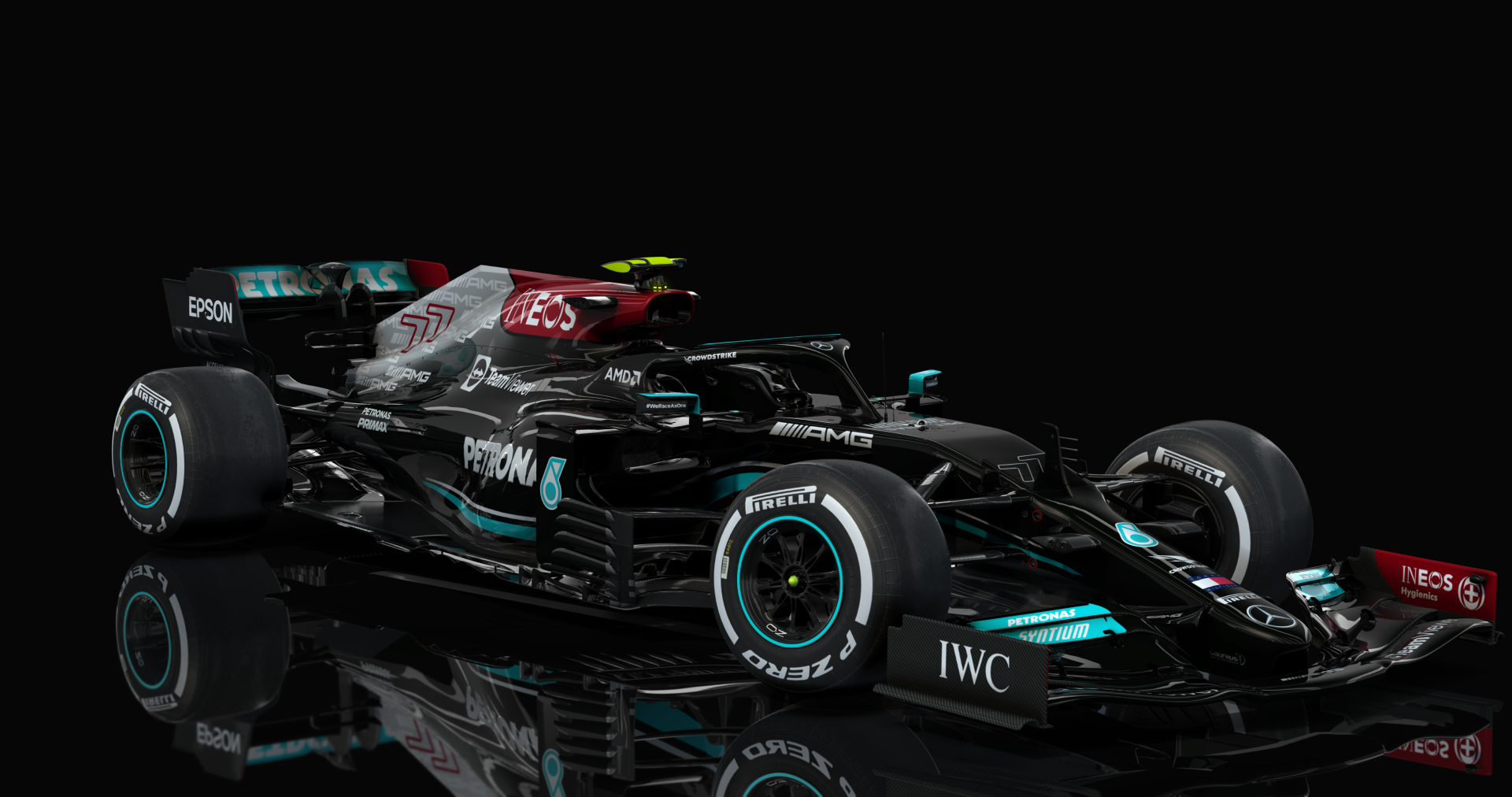 Formula Hybrid 2021, skin b_77_Mercedes-AMG_F1_W12_E_Performance