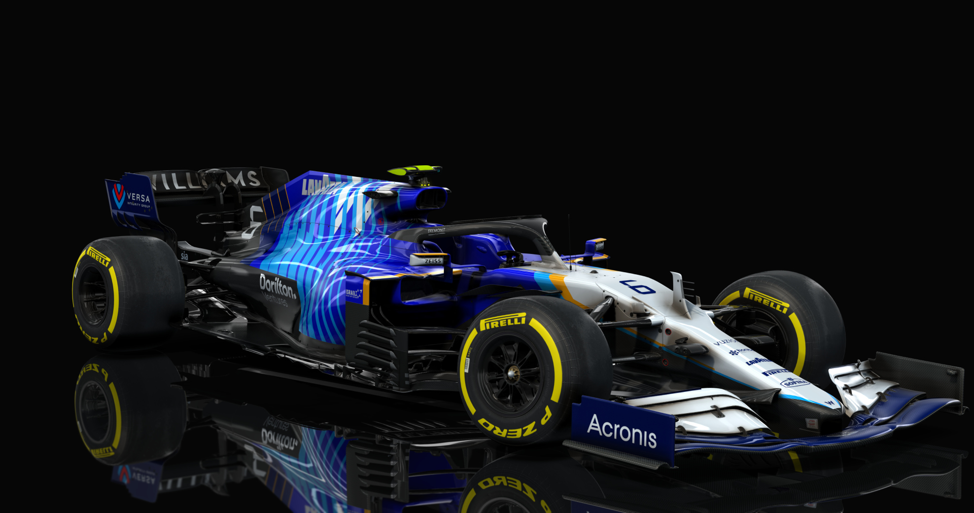 Formula Hybrid 2021, skin t_6_Williams_Racing_FW43B