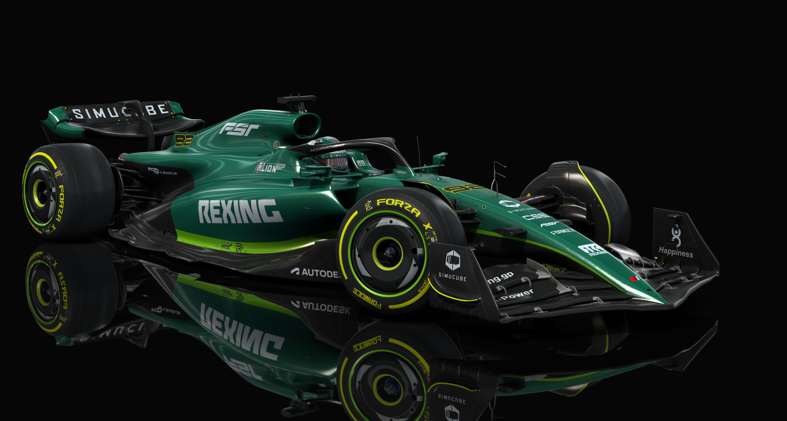 F1 - Formula Hybrid 2022, skin 05_green_stone_92