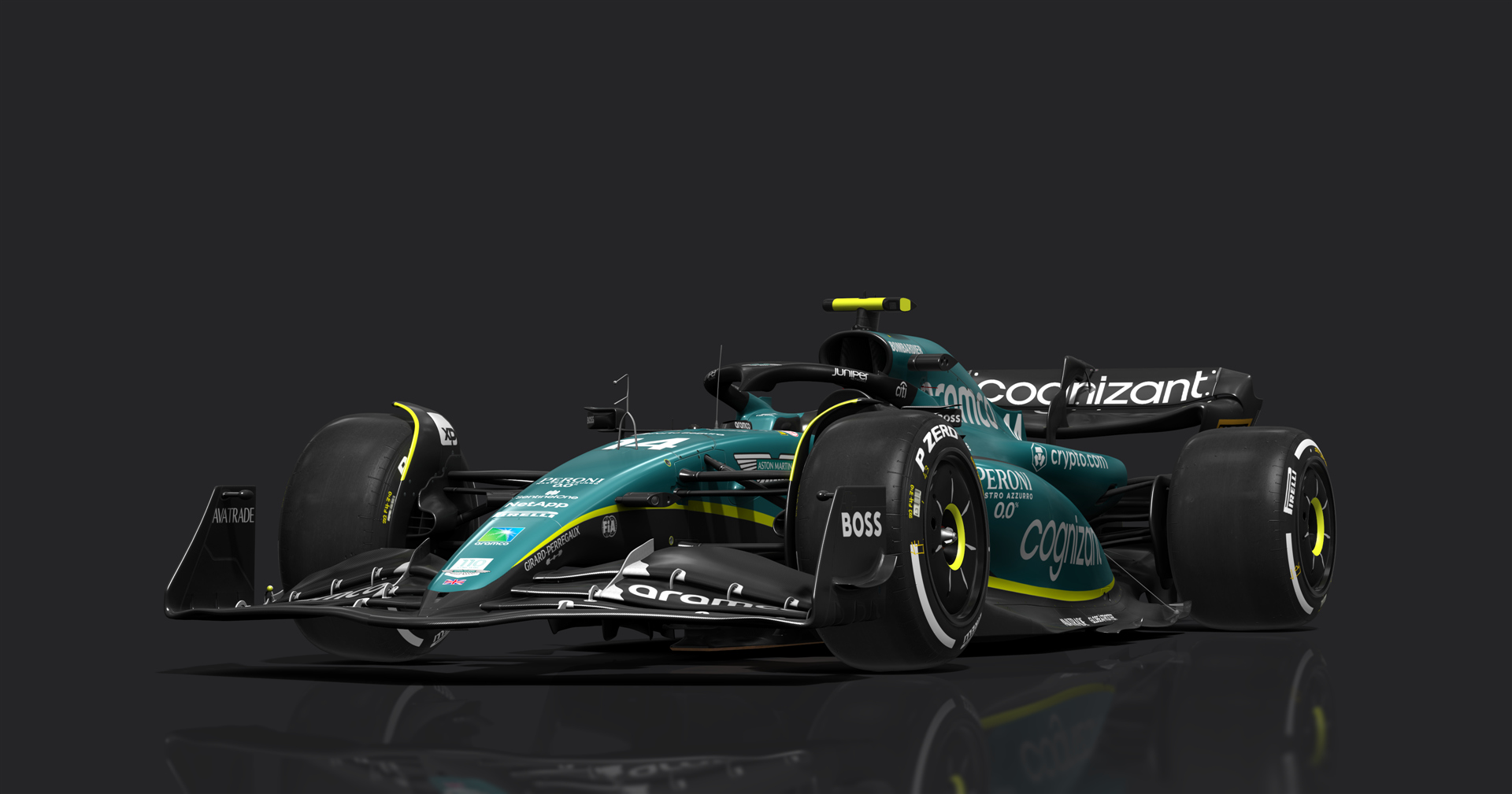 F1 - Formula Hybrid 2022, skin AMR23_14_Alonso