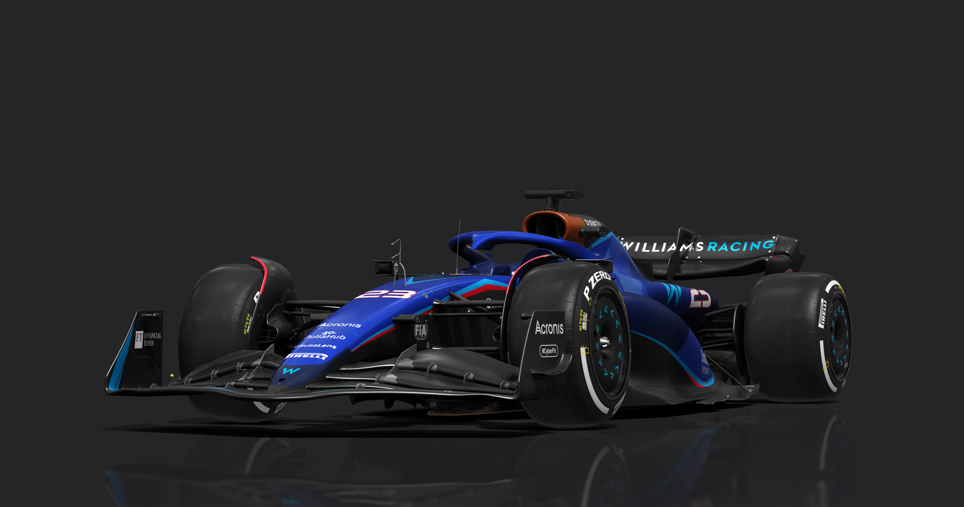 F1 - Formula Hybrid 2022, skin FW45_23_Albon
