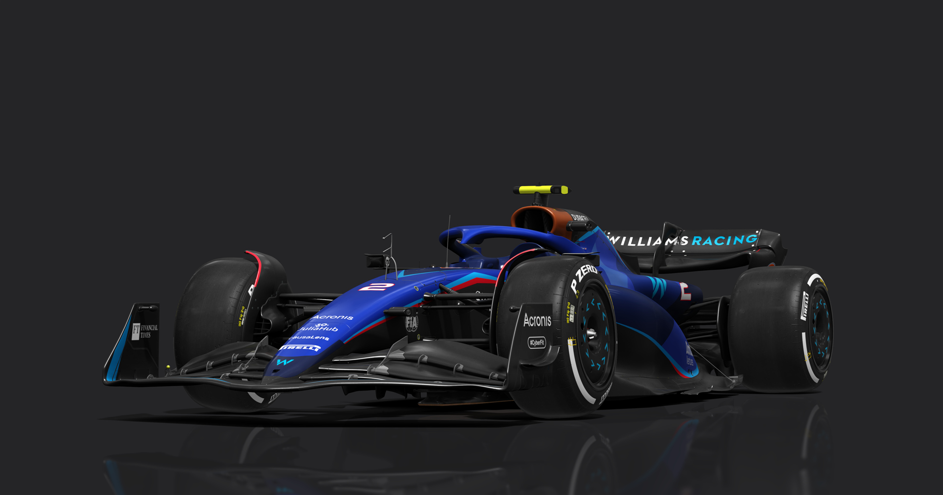 F1 - Formula Hybrid 2022, skin FW45_2_Sargeant