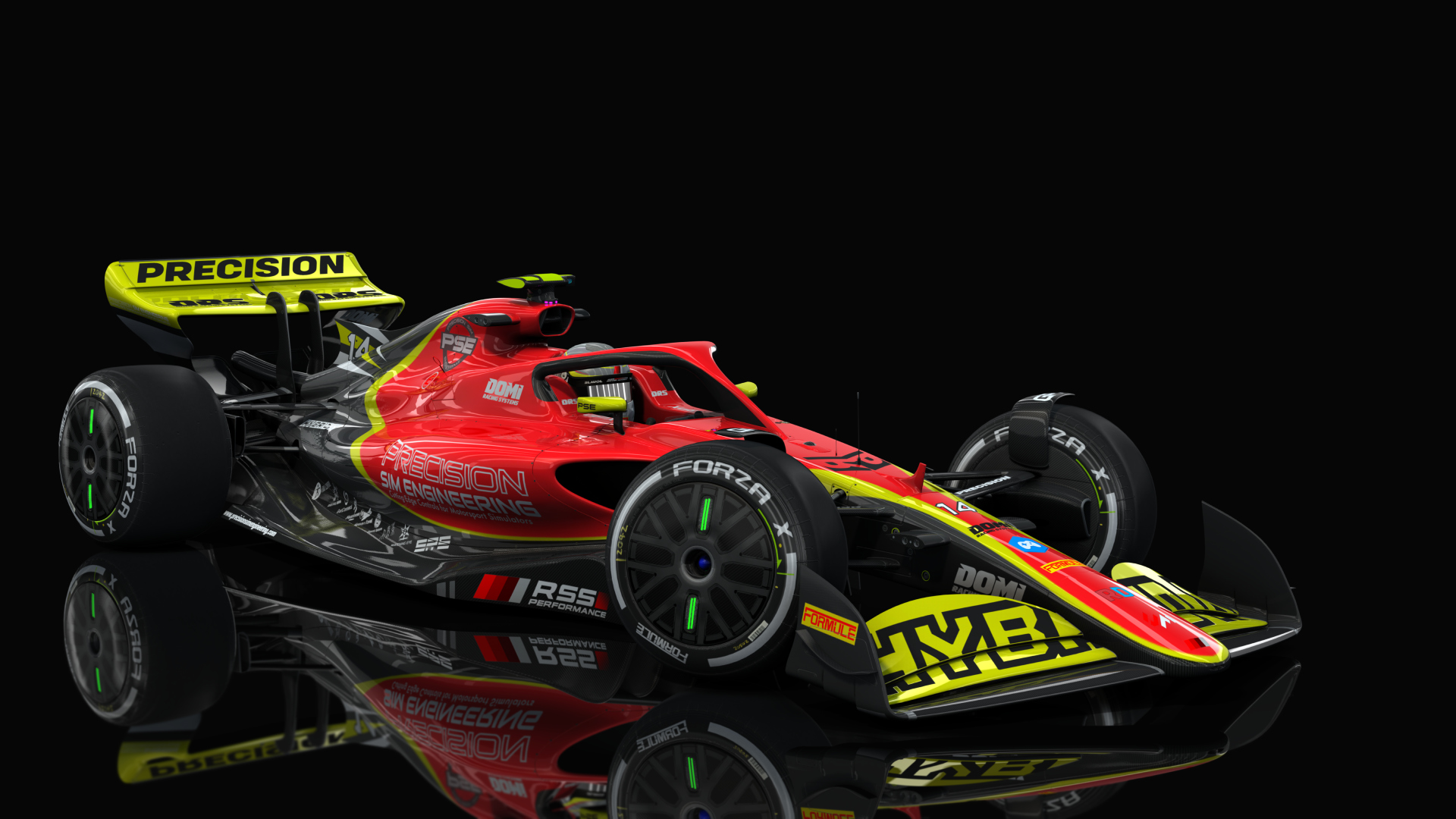 Formula Hybrid X 2022, skin 14_pse_navy_red_yellow