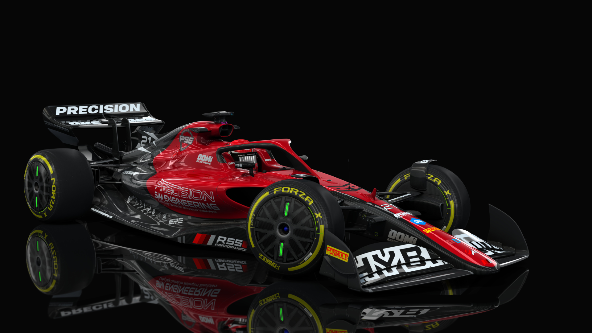 Formula Hybrid X 2022, skin 21_pse_navy_black_red